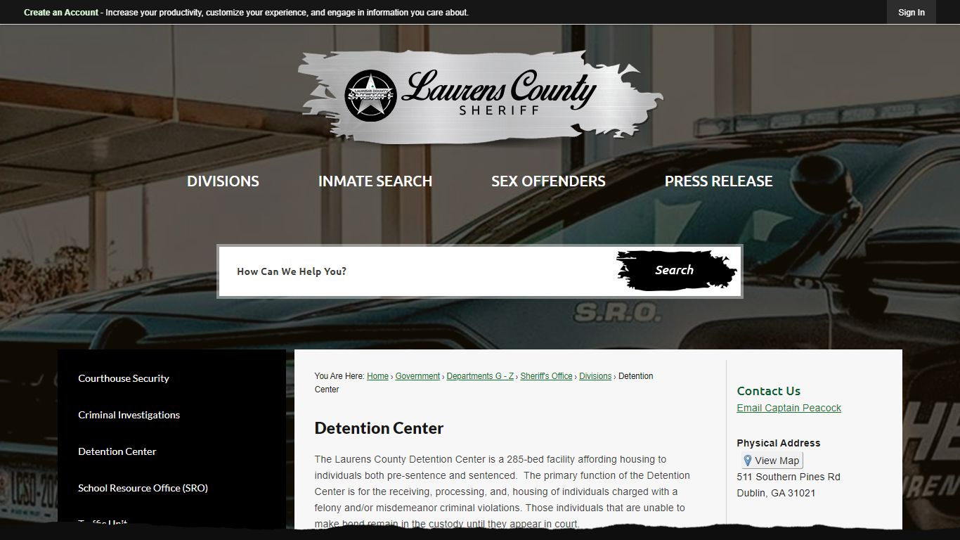 Detention Center | Laurens County, GA